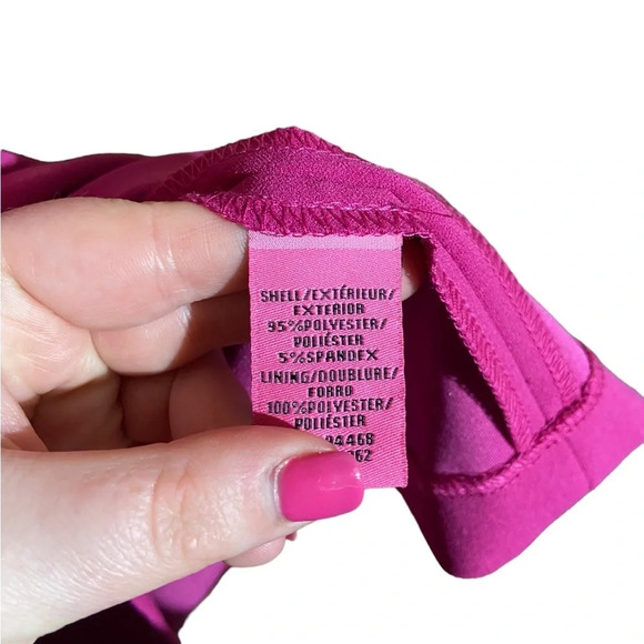 Betsey Johnson‎ Fuchsia Pink Bodycon Pencil Open Back Dress Size 4 - Picture 7 of 7